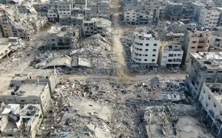 شدت ویرانی‌ها در غزه + فیلم