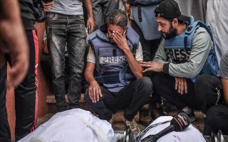 ۱۱۲ خبرنگار در غزه شهید شدند+ تصویر