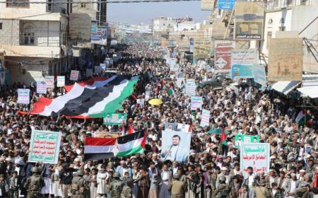 مردم یمن به خیابان آمدند + فیلم