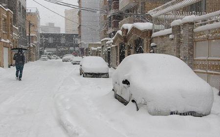 ارتفاع برف در کردستان  به ۳ متر رسید + فیلم