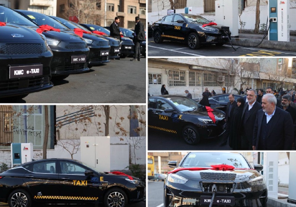 تاکسی‌های برقی به تهران رسیدند