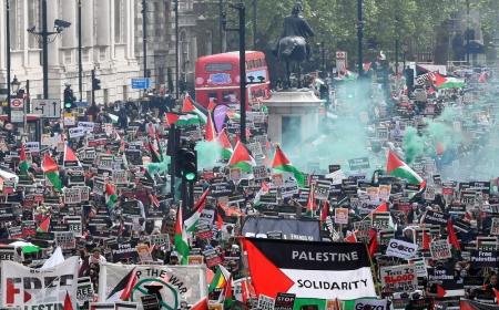 بریتانیا در تلاش برای خنثی‌سازی موج حمایت از فلسطین