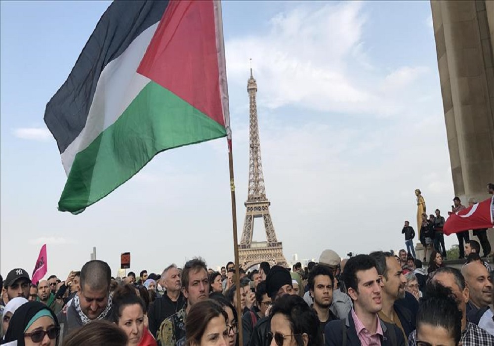 حمایت از فلسطین در هفته مد پاریس + فیلم