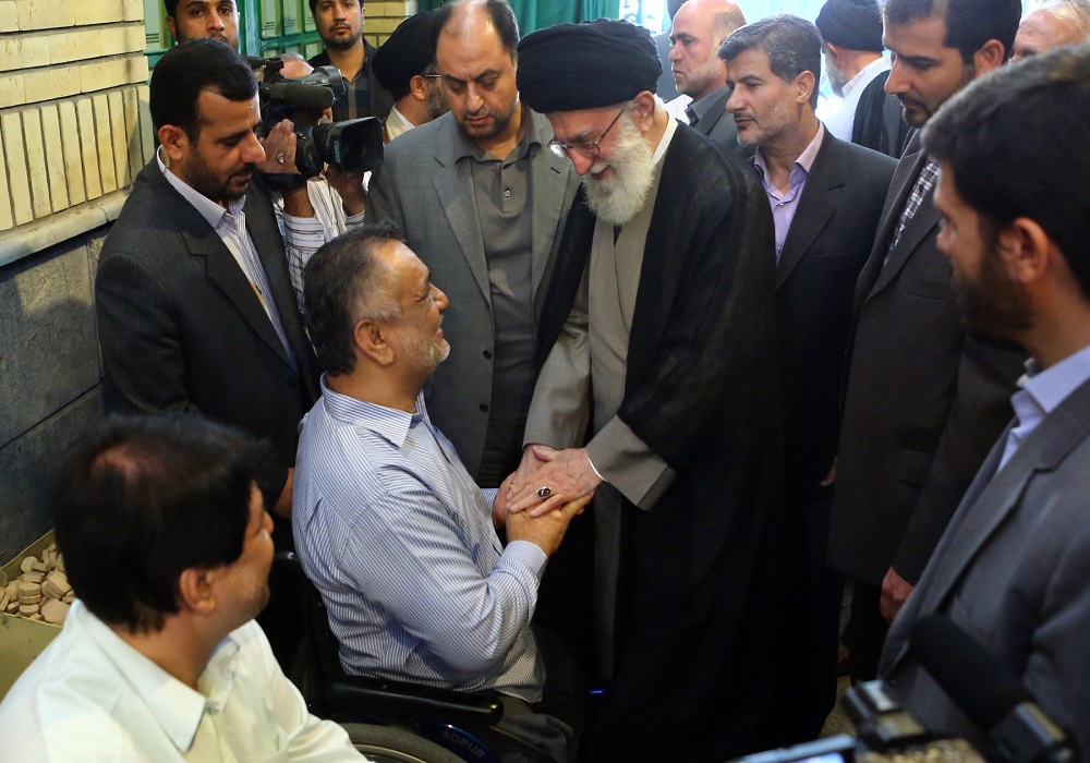 روایت دیدار جمعى از جانبازان با رهبر انقلاب + فیلم