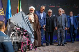 مراسم افتتاح کارخانه دوچرخه سازی زندانیان قزلحصار