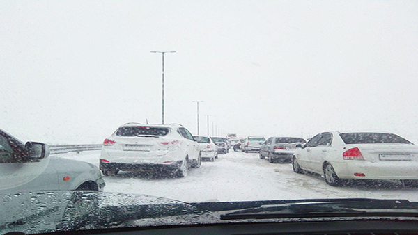 تصاویری از بارش برف در چهارمحال و بختیاری