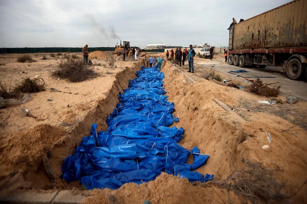 پدیده گورهای دسته جمعی در نوار غزه + اینفوگرافیک