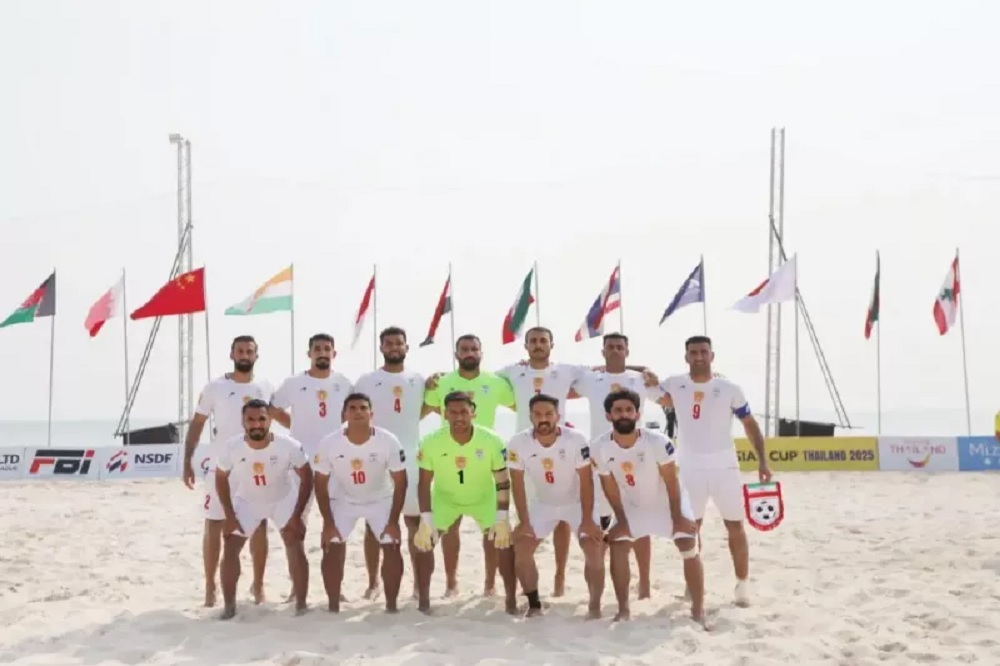 جشنوارۀ گل ساحلیبازان ایران مقابل افغانستان