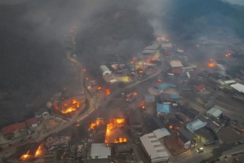 آتشسوزی جنگلهای کرهجنوبی ۲۷هزارنفر را آواره کرد