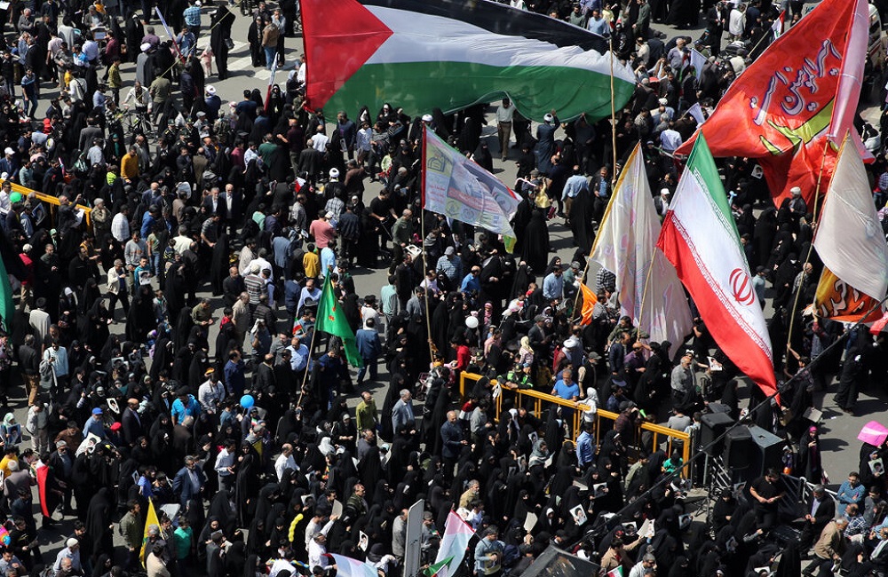 حضور پرشور مردم در راهپیمایی روز قدس در سراسر کشور