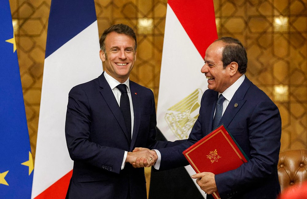 مکرون: کشور فلسطین را به رسمیت خواهیم شناخت