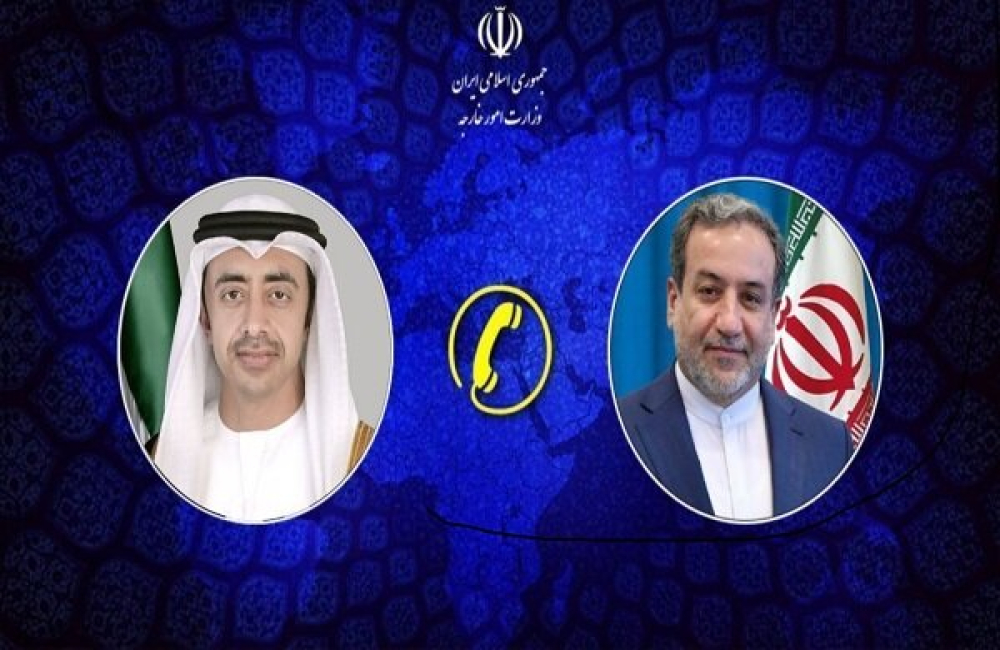 وزرای خارجه جمهوری اسلامی ایران و امارات گفت‌و‌گو کردند