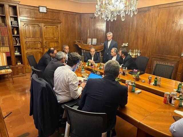 تصاویری از تیم مذاکرهکننده ایران با آمریکا در رم