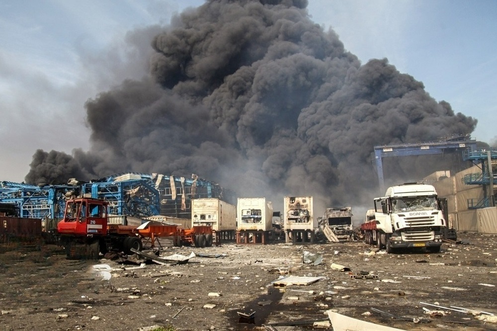 اطلاعیه کمیته بررسی علل آتشسوزی بندر رجایی