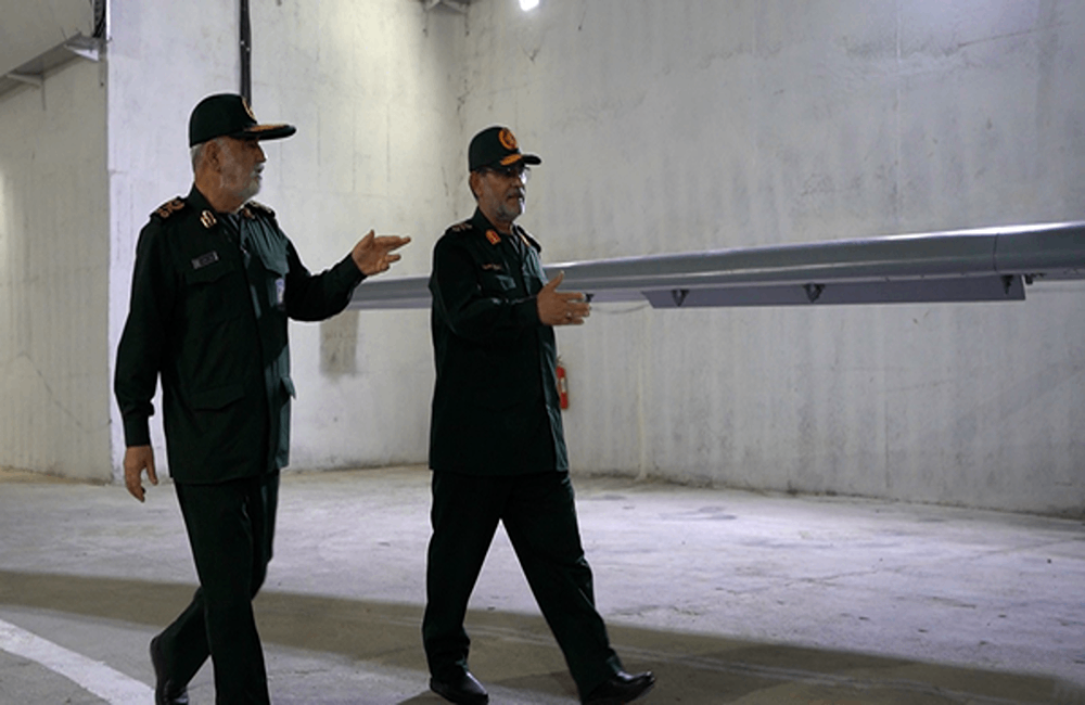 رونمایی از آشیانه جدید پهپادی نیروی دریایی سپاه