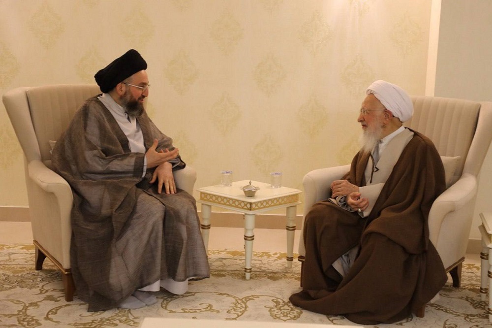 سید عمار حکیم و آیت الله جوادی آملی دیدار کردند