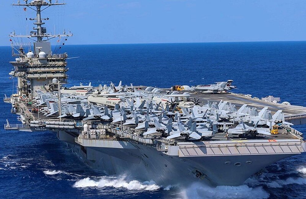 خروج بدون دستاورد ناو هواپیمابر آمریکایی از خاورمیانه