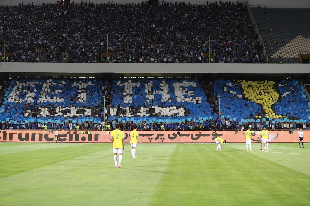 گل دوم استقلال در نیمه‌نهایی جام‌ حذفی  از لنز «فرهیختگان»