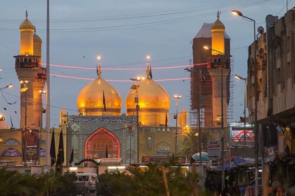 آتش سوزی در نزدیکی مرقد امامین کاظمین(ع)