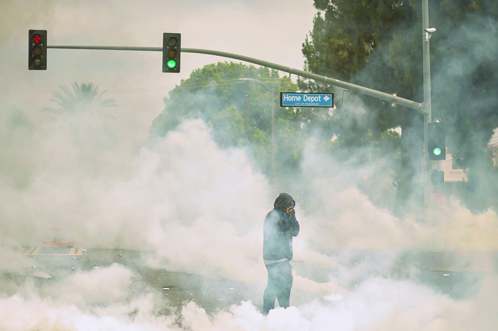 اعتراضات ضد سیاستهای مهاجرتی ترامپ امنیتی شد