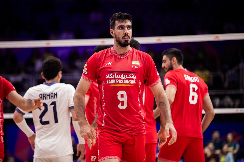 اولین پیروزی والیبالیست‌های ایرانی در لیگ ملت‌ها