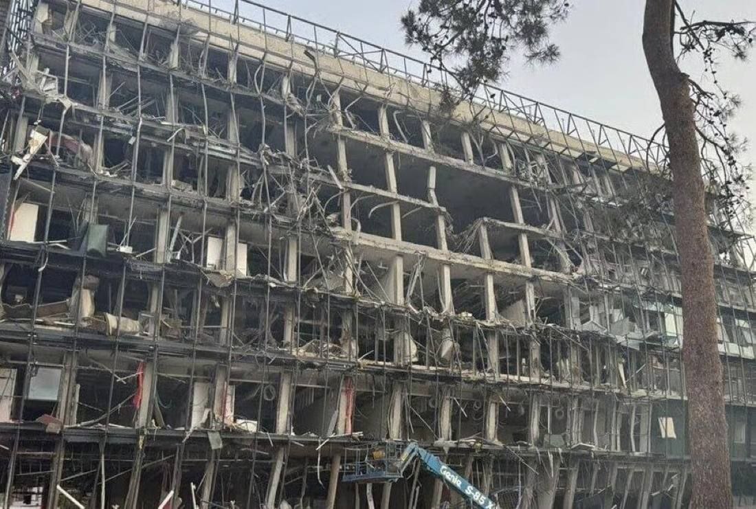 تخریب کامل آزمایشگاه تحقیقات هسته‌ای وایزمن