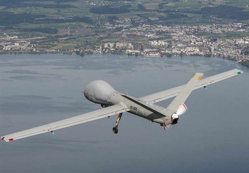 انهدام پهپاد هرمس اسرائیل با شلیک پدافند در اصفهان