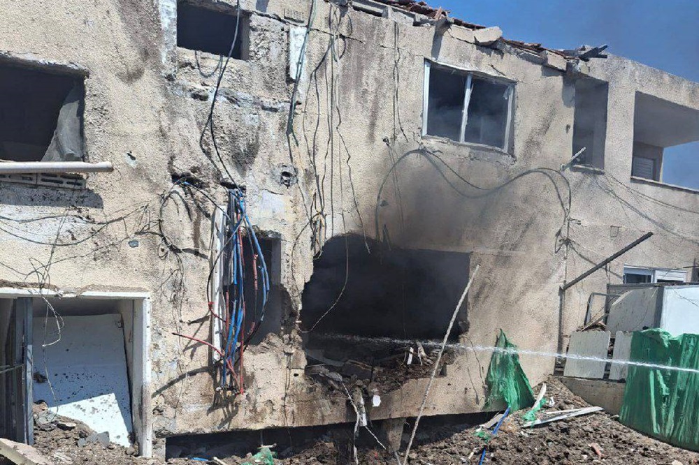 تصاویری از اصابت ۳ پهپاد ایرانی در سرزمین های اشغالی