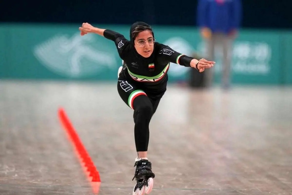 دختر اسکیت‌باز ۲۰ ساله ایران قهرمان جهان شد