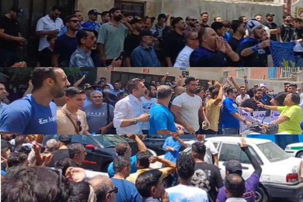 تجمع دوباره هواداران استقلال مقابل باشگاه