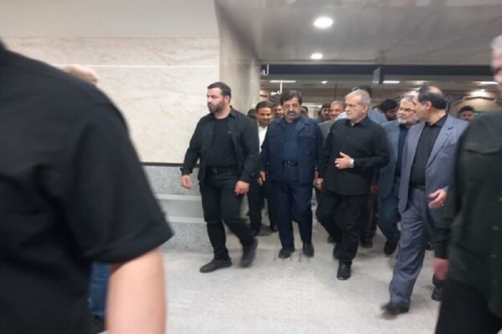 بازدید رئیس جمهور از پروژه متروی قم