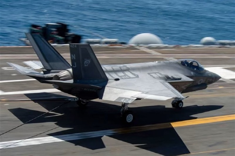 سقوط جنگنده اف-۳۵ نیروی دریایی آمریکا در کالیفرنیا