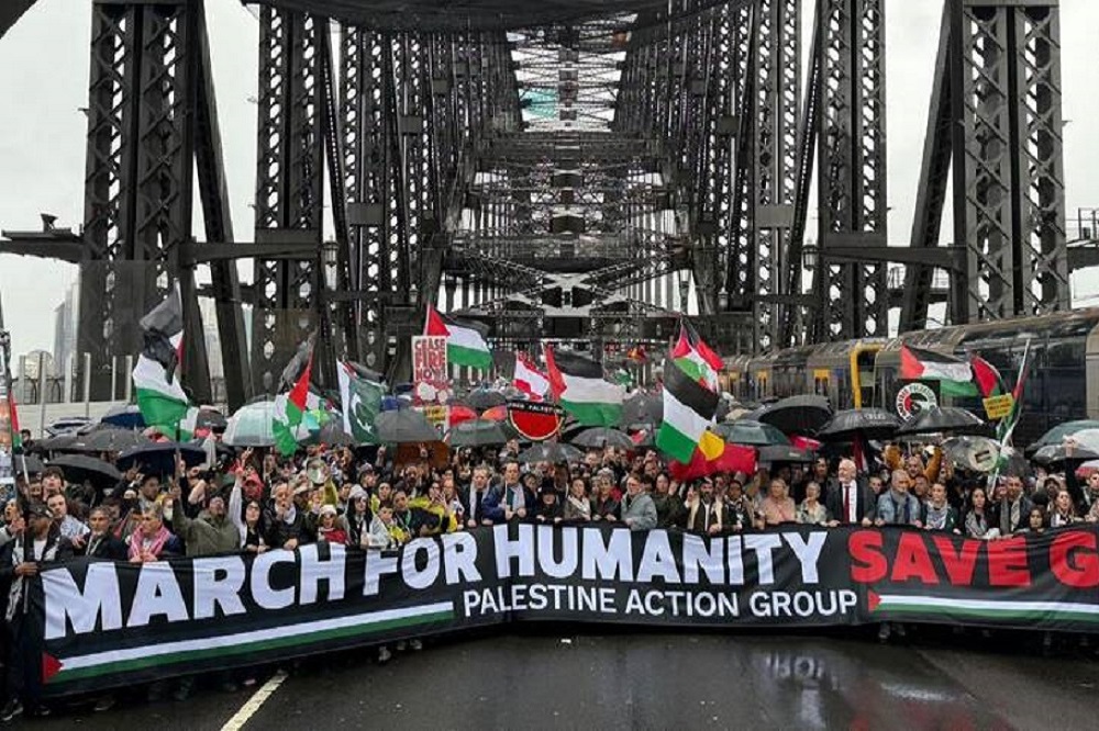 تظاهرات گسترده استرالیا در محکومیت نسل‌کشی در غزه