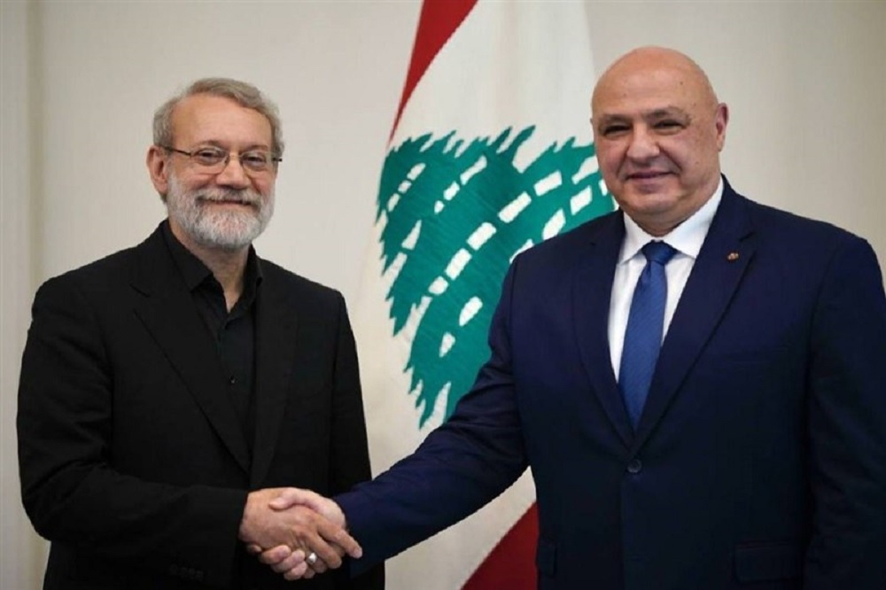 لاریجانی با رئیس‌جمهور لبنان دیدار کرد