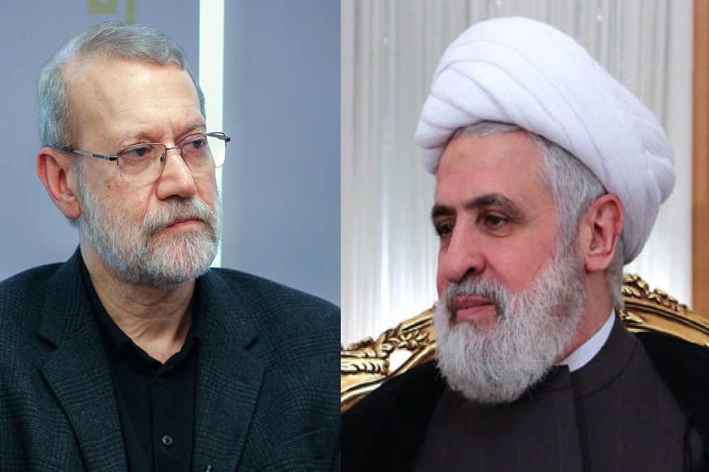 دبیرکل حزب الله لبنان با لاریجانی دیدار کرد