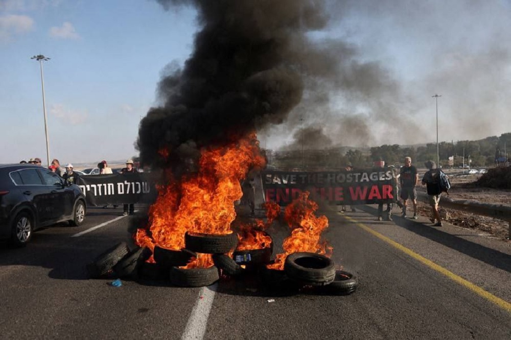 حضور صدها هزار نفر در اعتصاب سراسری صهیونیست‌ها