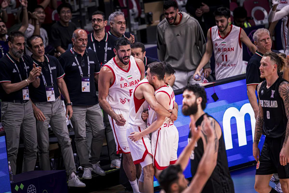 مدال برنز آسیا برای بسکتبال ایران