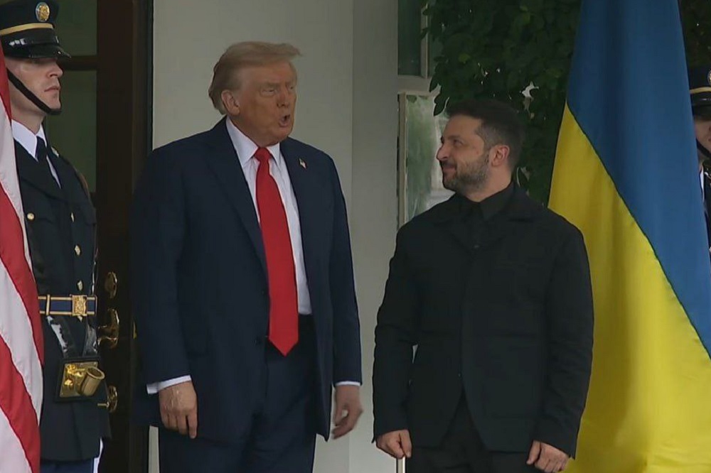 استقبال ترامپ از زلنسکی در کاخ سفید