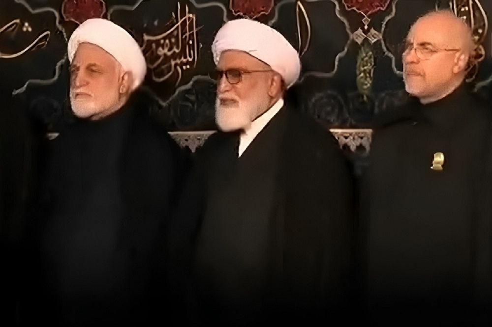 حضور قالیباف و اژه‌ای در مراسم شب شهادت امام رضا(ع)