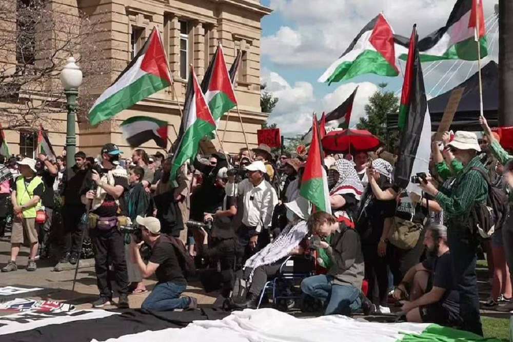 دهها هزار نفر در سراسر استرالیا خواستار تحریم اسرائیل شدند