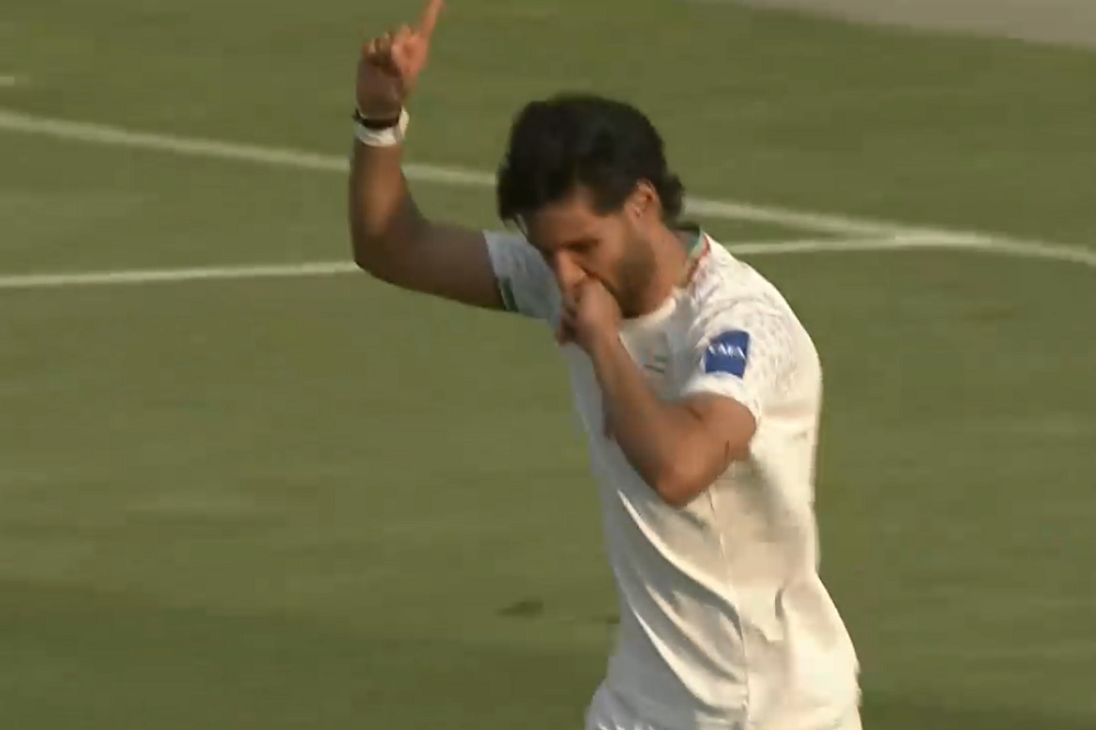 گل اول ایران به افغانستان توسط مجید علیاری