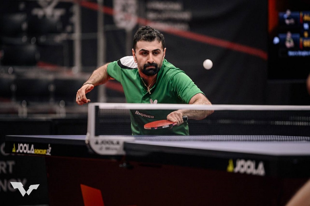 نشان طلای کاپیتان نوشاد عالمیان در رقابتهای تنیسرویمیز