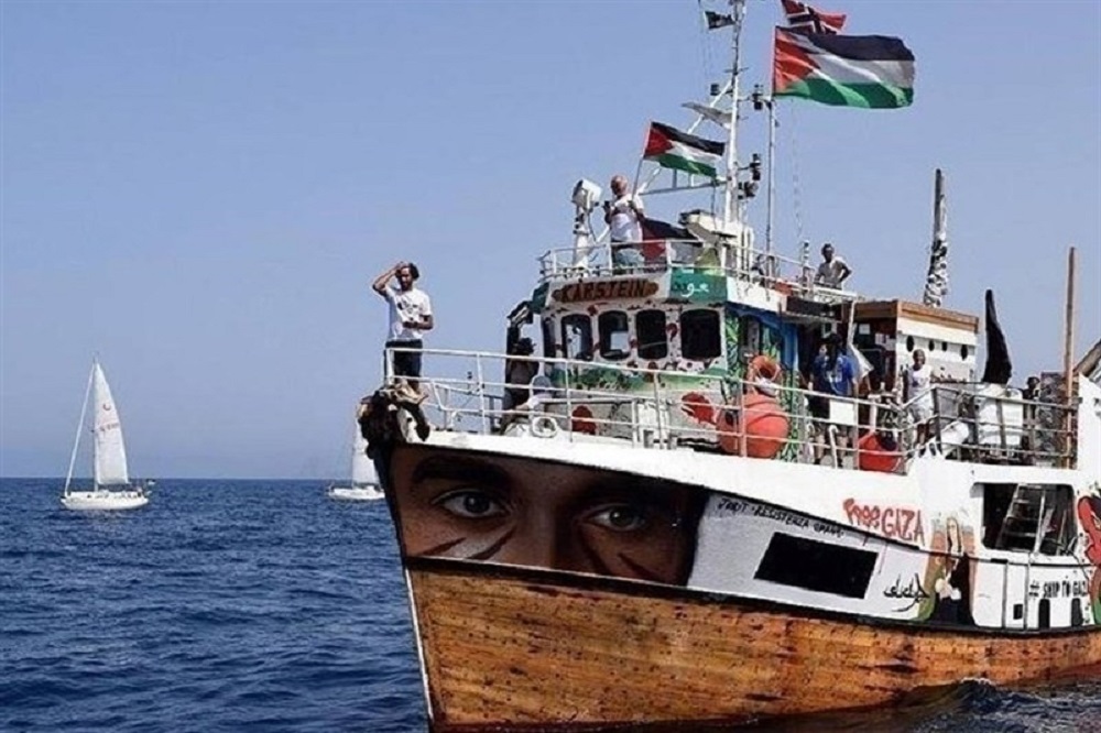 ورود بخشی از «ناوگان صمود» به محدوده ممنوعه اسرائیل