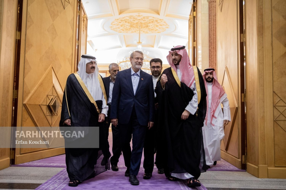 دیدار لاریجانی با بن سلمان و وزیر دفاع سعودی