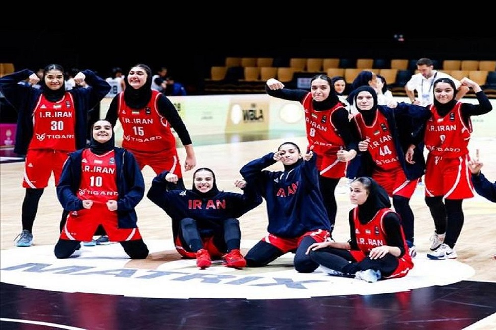 صعود دختران بسکتبالیست ایرانی به فینال کاپ آسیا