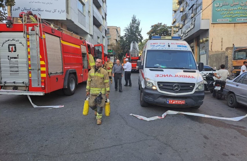 آتش‌سوزی بیمارستان لقمان خسارتی نداشت