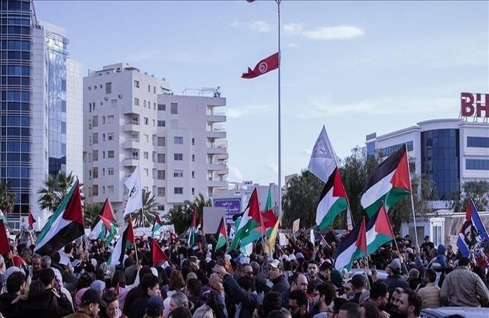 تونسیها به حمایت از یمن برخاستند