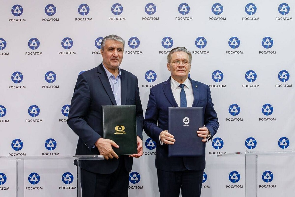 امضای تفاهم‌نامه ساخت نیروگاه‌های هسته‌ای ایران و روسیه