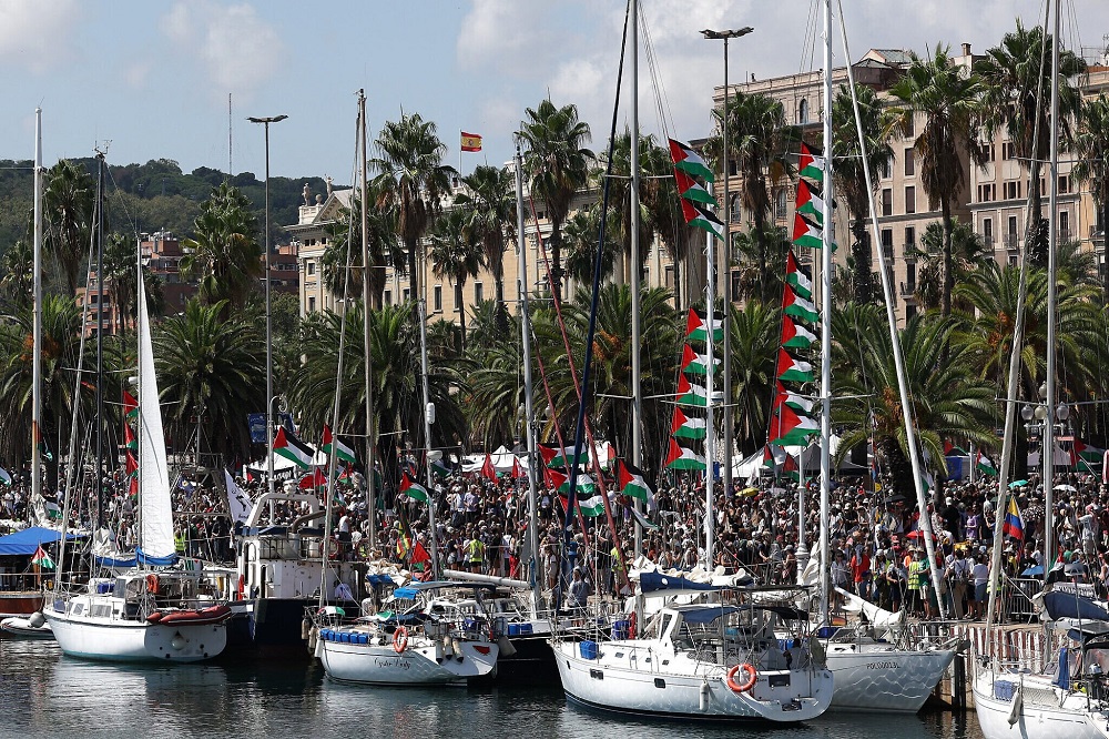 موج جدیدی از قایقها به سمت نوار غزه حرکت کردند