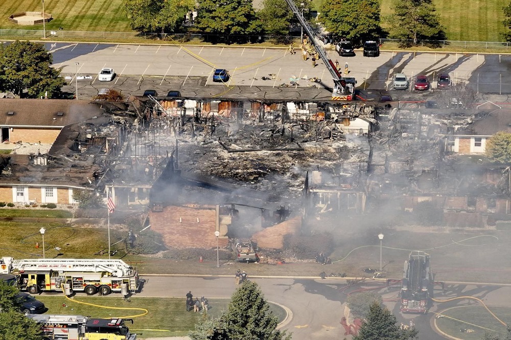 تیراندازی و آتش سوزی در کلیسای ایالت میشیگان